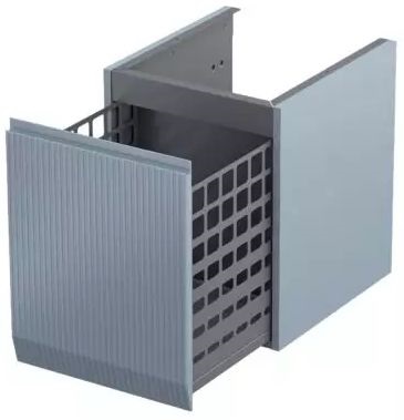 Oristo Brylant skříňka 40x45.5x50 cm boční závěsná šedá OR36-SN1S-40-16R