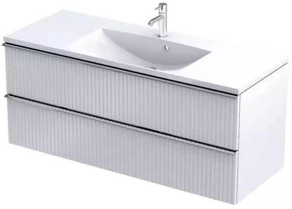 Oristo Etna skříňka 119.6x45.5x50 cm pod umyvadlo závěsná bílá OR52-SD2S-120-2R