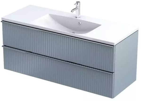 Oristo Etna skříňka 119.6x45.5x50 cm pod umyvadlo závěsná šedá OR52-SD2S-120-16R
