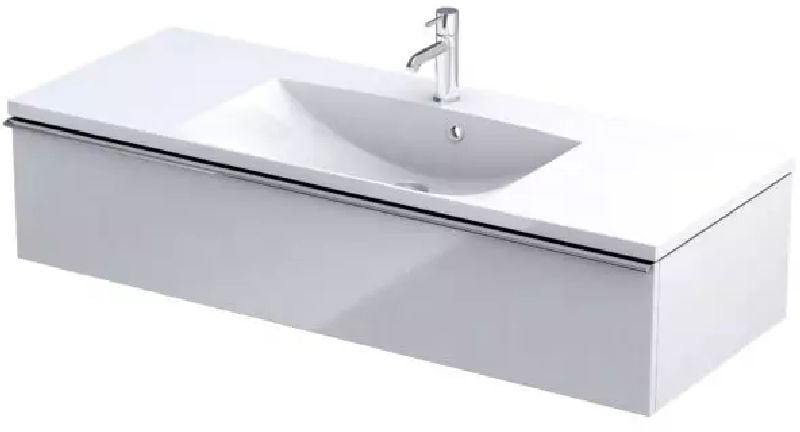 Oristo Etna skříňka 119.6x45.5x25 cm pod umyvadlo závěsná bílá OR52-SD1S-120-1