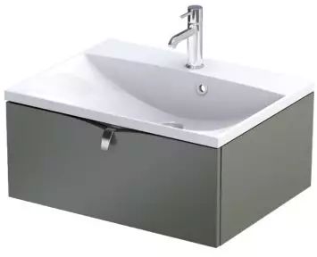 Oristo Siena skříňka 59.6x45.5x25 cm pod umyvadlo závěsná OR45-SD1S-60-17