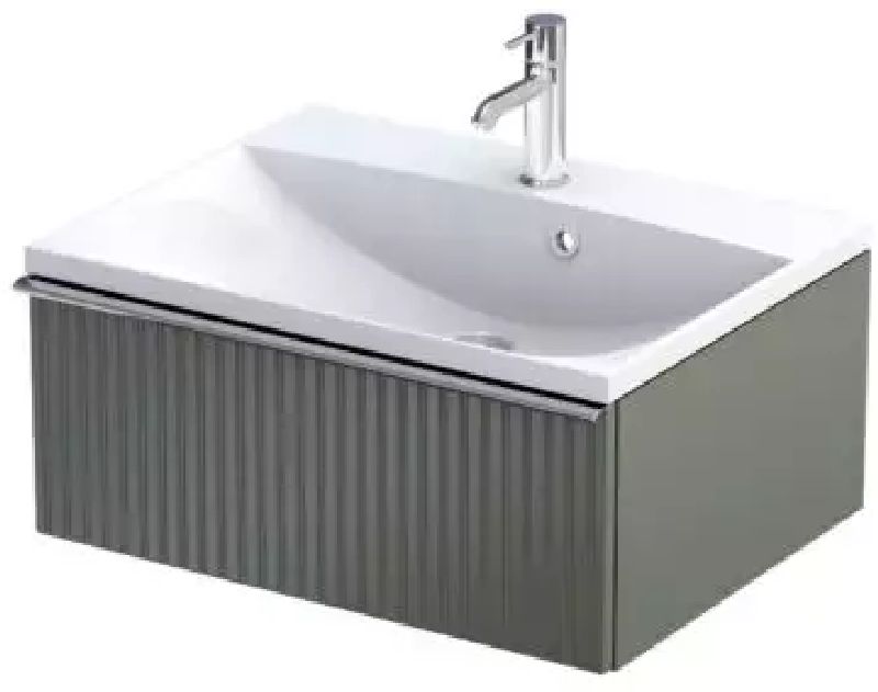 Oristo Etna skříňka 59.6x45.5x25 cm pod umyvadlo závěsná zelená OR52-SD1S-60-17R