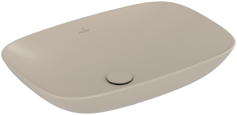 Villeroy & Boch Loop & Friends umyvadlo 63x43 cm obdélníkový na pult hnědá/béžová 4A5000AM