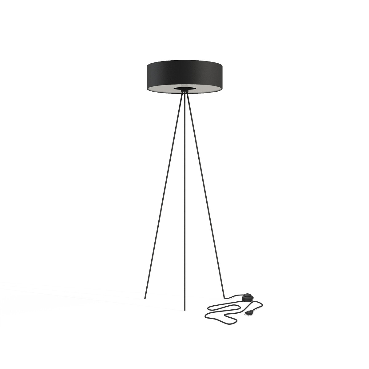 Nowodvorski Lighting Cadilac stojací lampa 3x25 W černá 7988