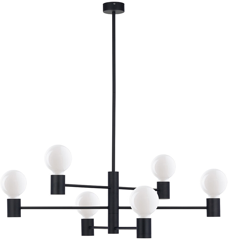 Nowodvorski Lighting Radius závěsné svítidlo 6x25 W černá 7932
