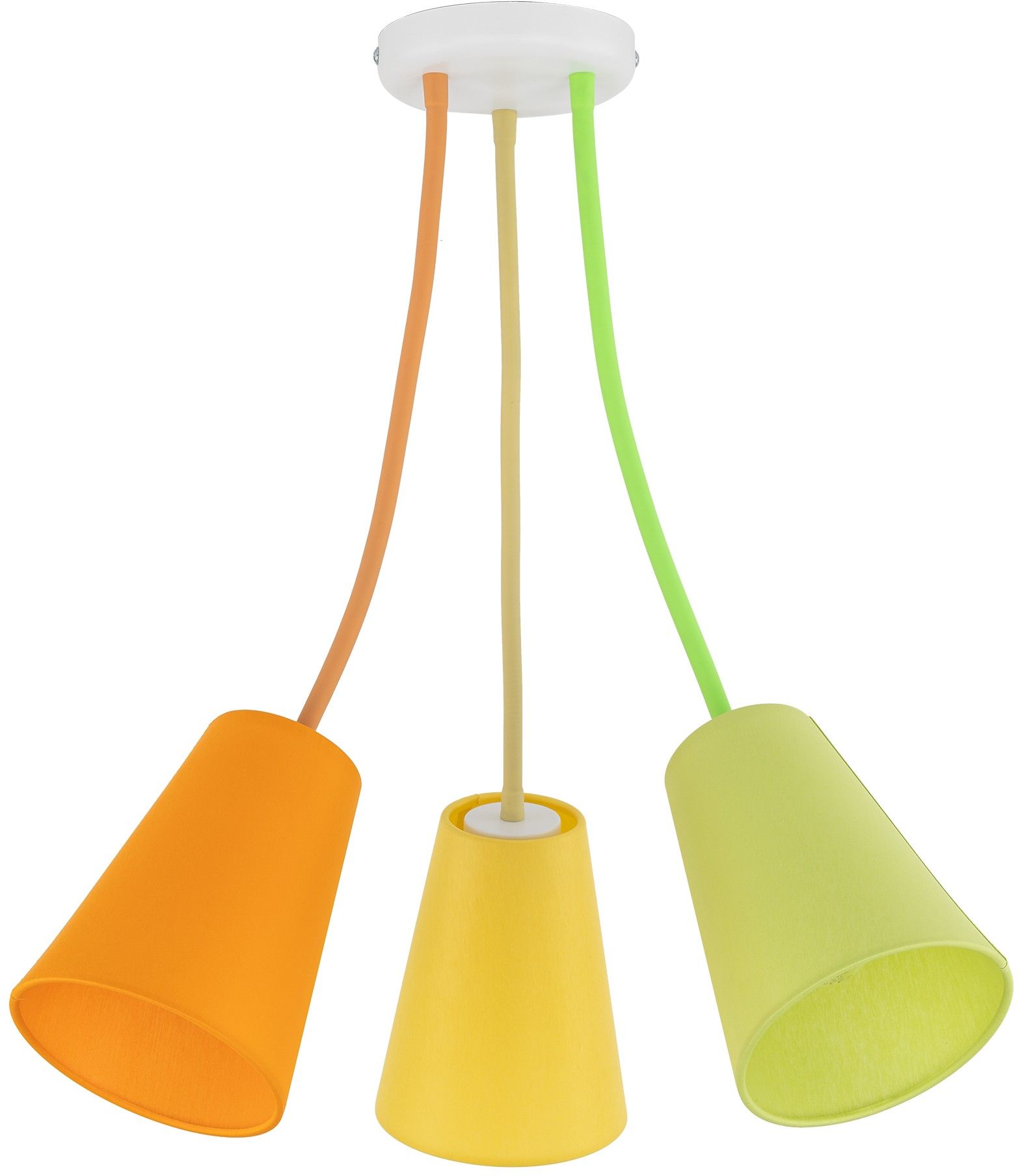 TK Lighting Wire Colour závěsné svítidlo 3x15 W vícebarevná 2106