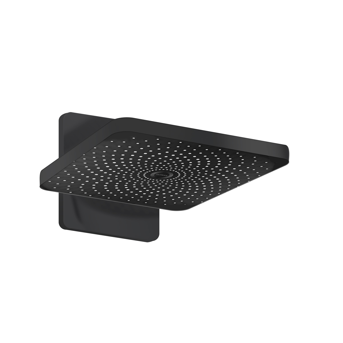 Oltens Vann hlavová sprcha 26x26 cm čtvercový černá mat 37008300