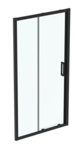 Ideal Standard Connect 2 sprchové dveře 105 cm posuvné černá matný/průhledné sklo K9274V3
