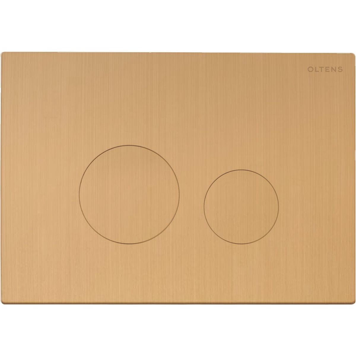 Oltens Lule splachovací tlačítko pro WC broušené zlato 57102810