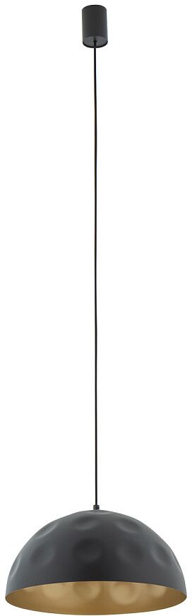 Nowodvorski Lighting Hemisphere závěsné svítidlo 1x25 W černá-zlatá 10702