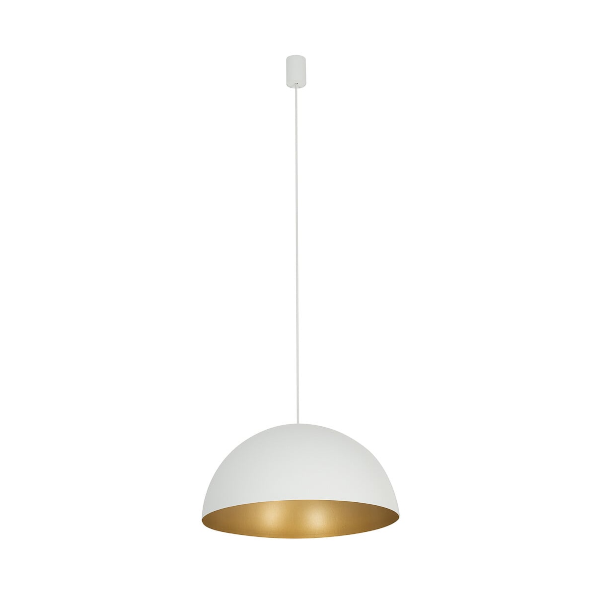 Nowodvorski Lighting Hemisphere závěsné svítidlo 1x25 W bílá-zlatá 10700