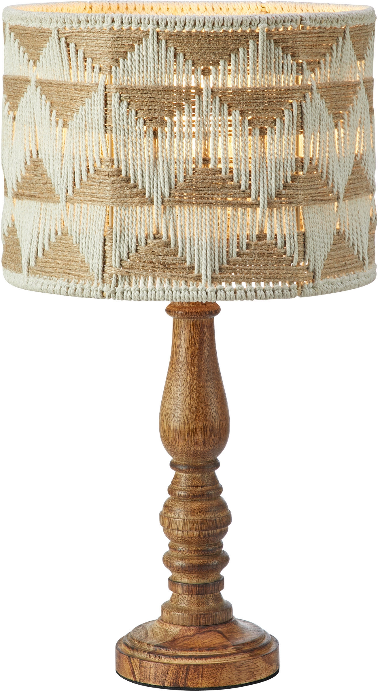 Markslöjd Ano stolní lampa 1x40 W hnědá-béžová 108826