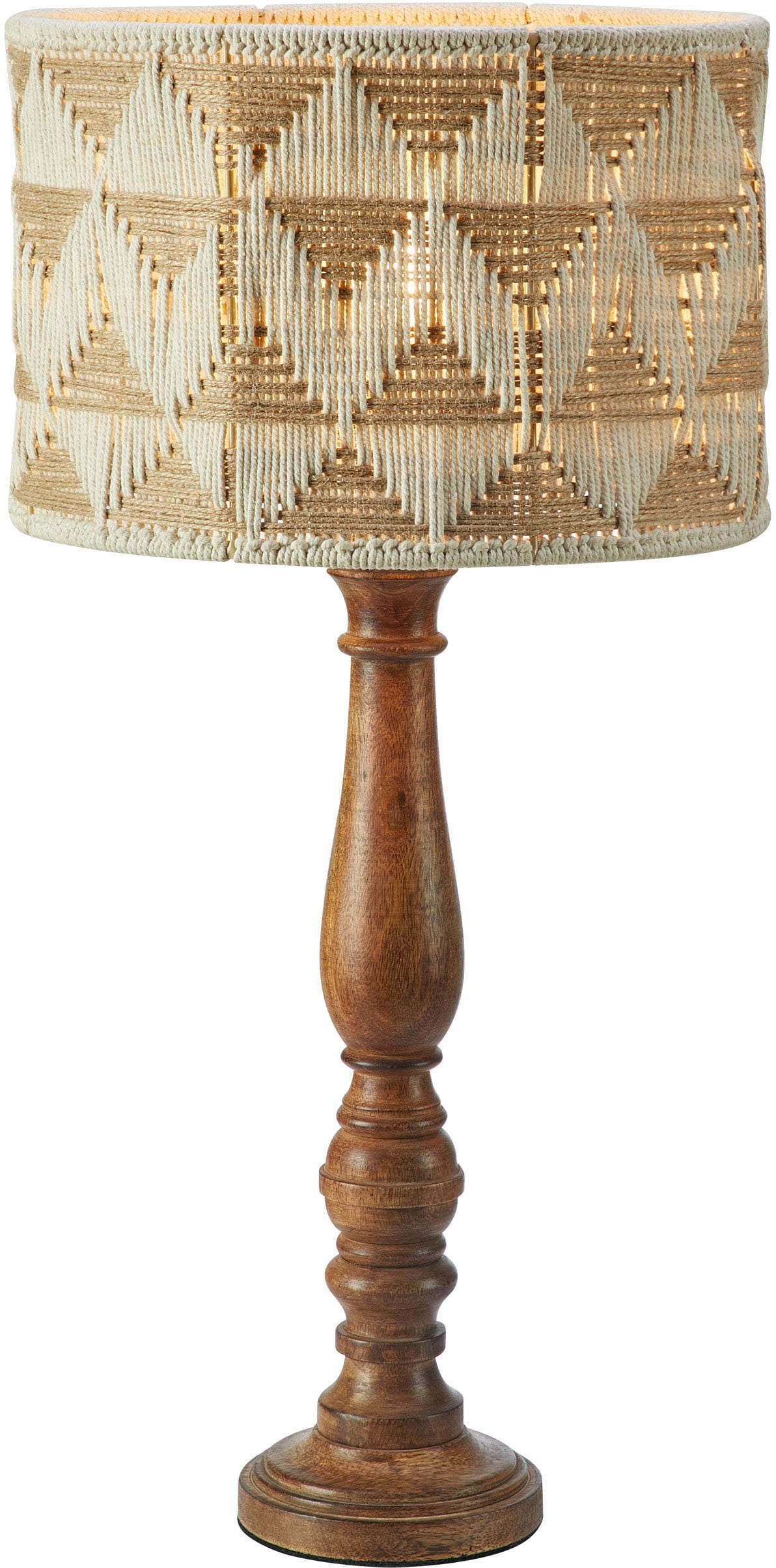Markslöjd Ano stolní lampa 1x40 W hnědá-béžová 108827