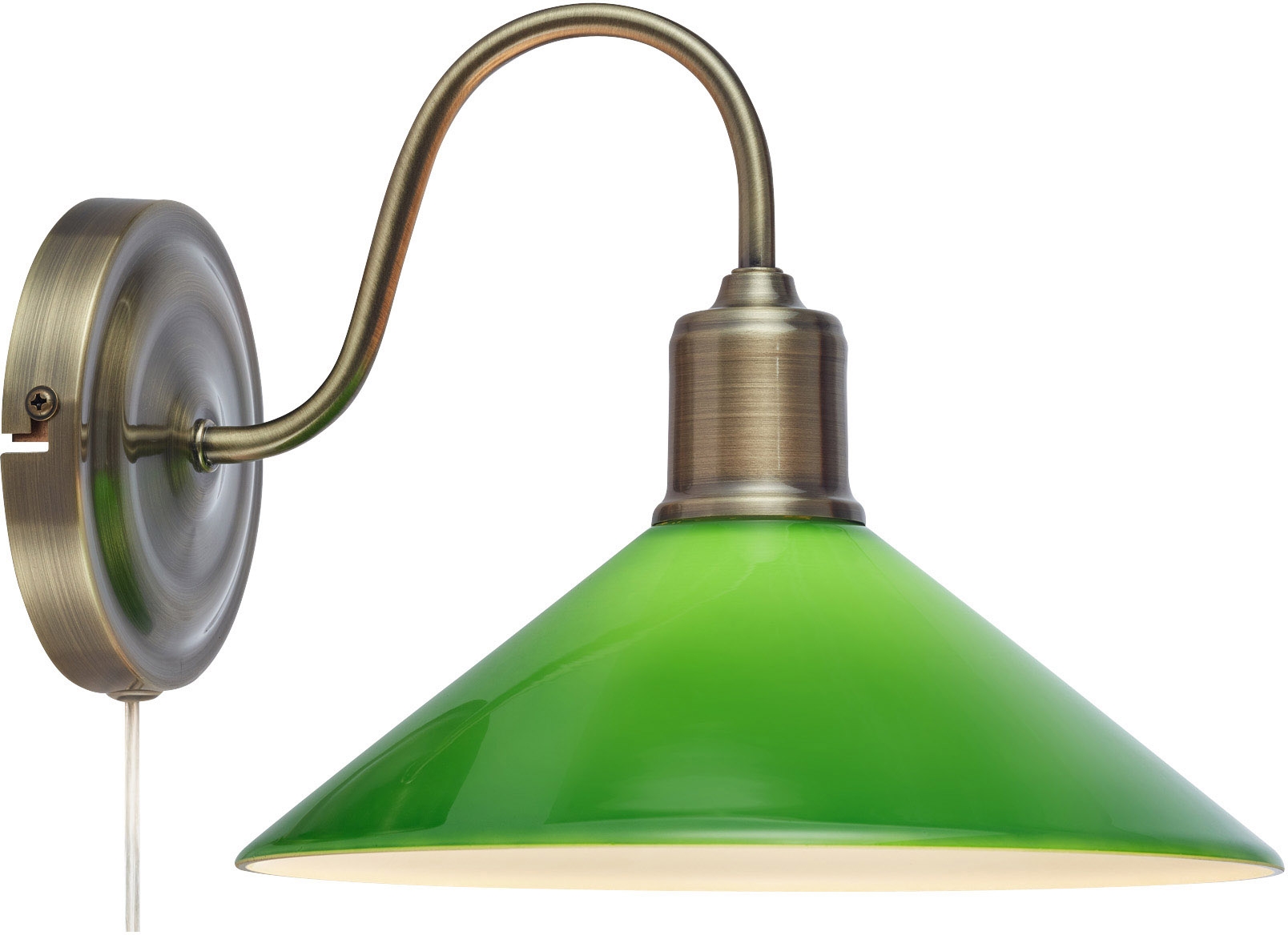 Markslöjd Vela nástěnné svítidlo 1x40 W mosaz-zelená 108866