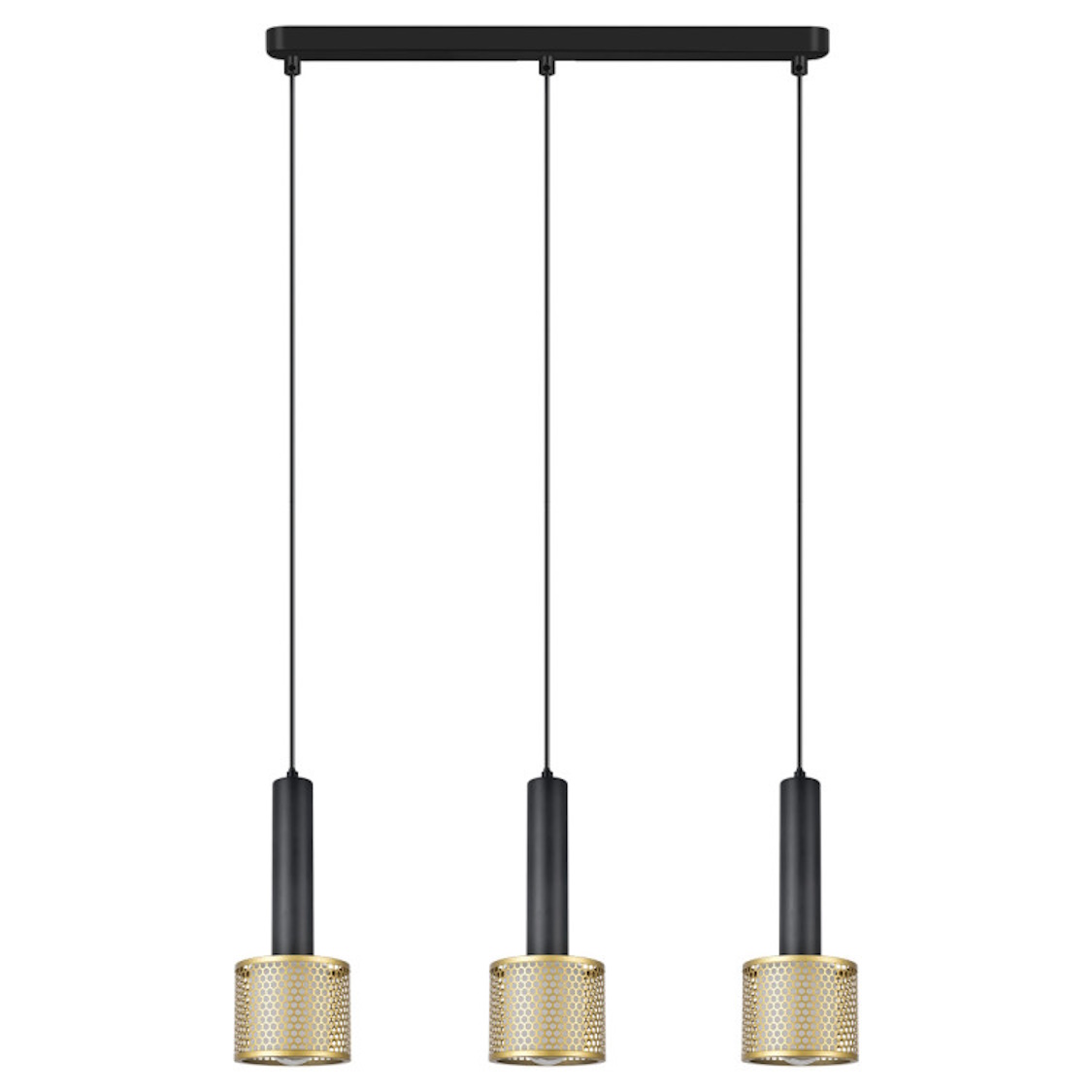 Light Prestige Amo závěsné svítidlo 3x15 W zlatá LP-0702/3L GD