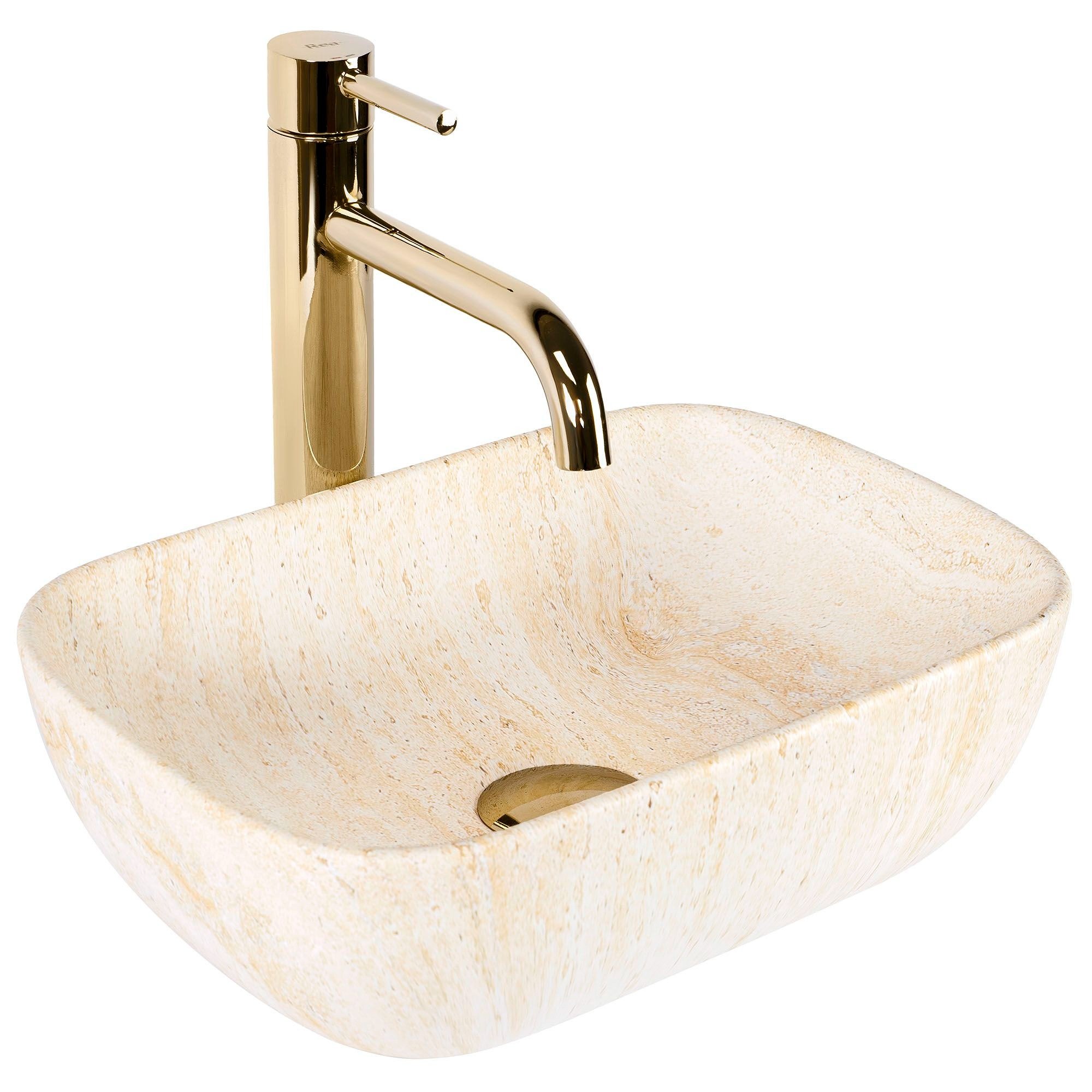 Rea Belinda Mini umyvadlo 36x25 cm na pult REA-U4700