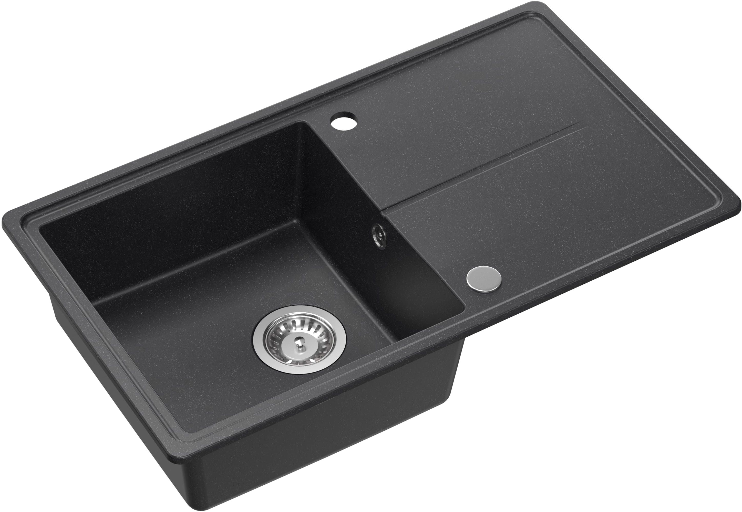 Quadron Tony dřez graniteq 78x45 cm černá HTO7845CZK