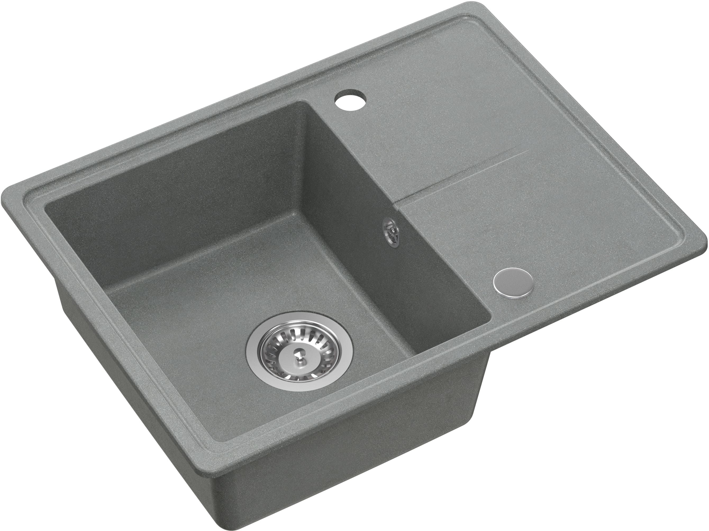 Quadron Tony dřez graniteq 60x45 cm šedá/grafitová/onyx HTO6045SZK