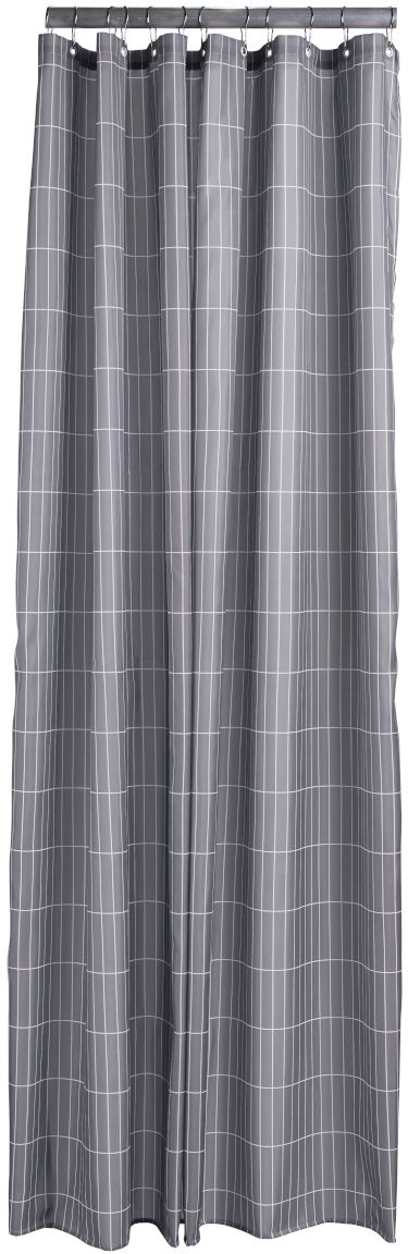 Zone Denmark Tiles sprchový závěs 200x180 cm šedá 331839