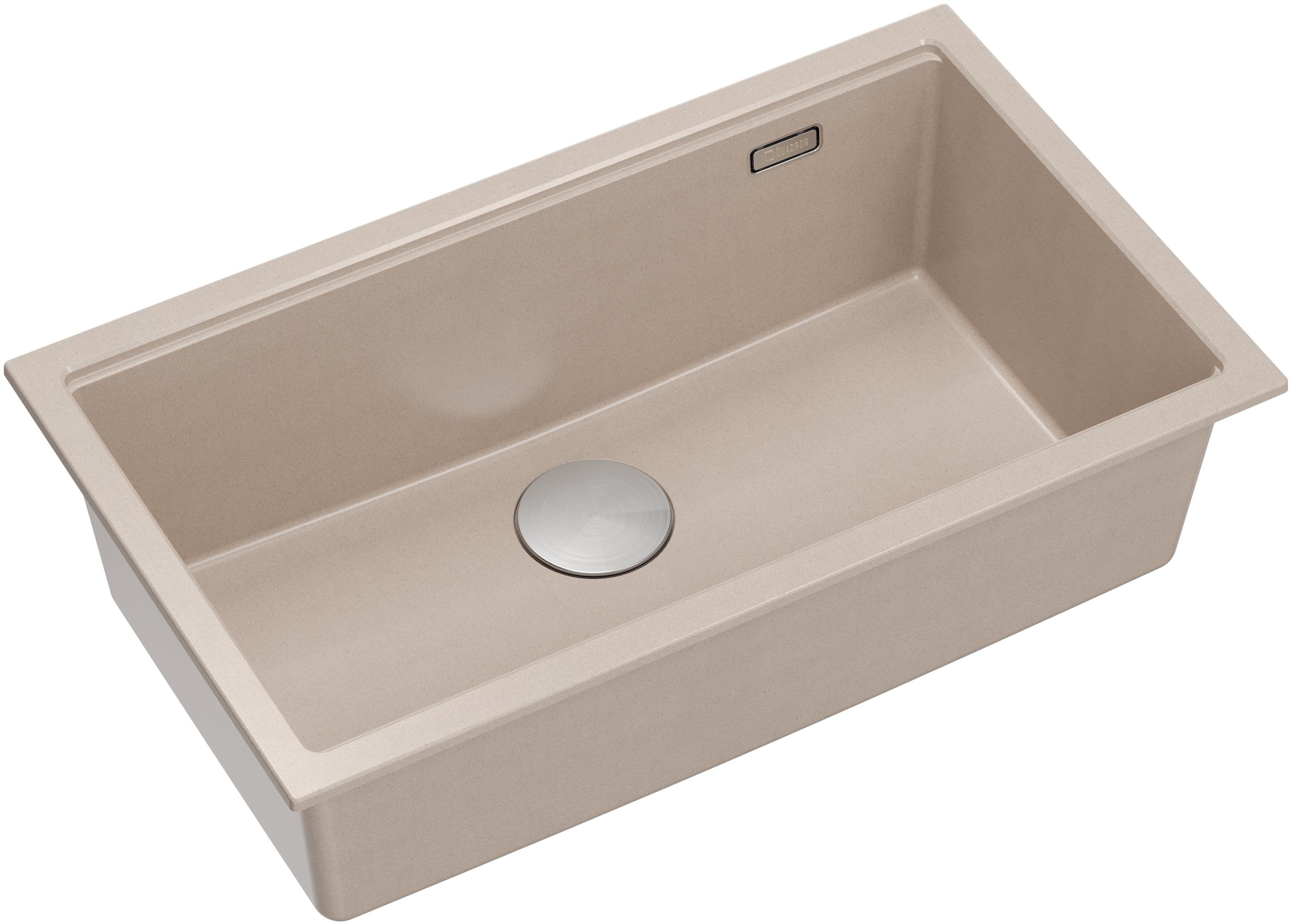 Quadron Logan dřez graniteq 76x45 cm béžová HQD7644U2_BS_U