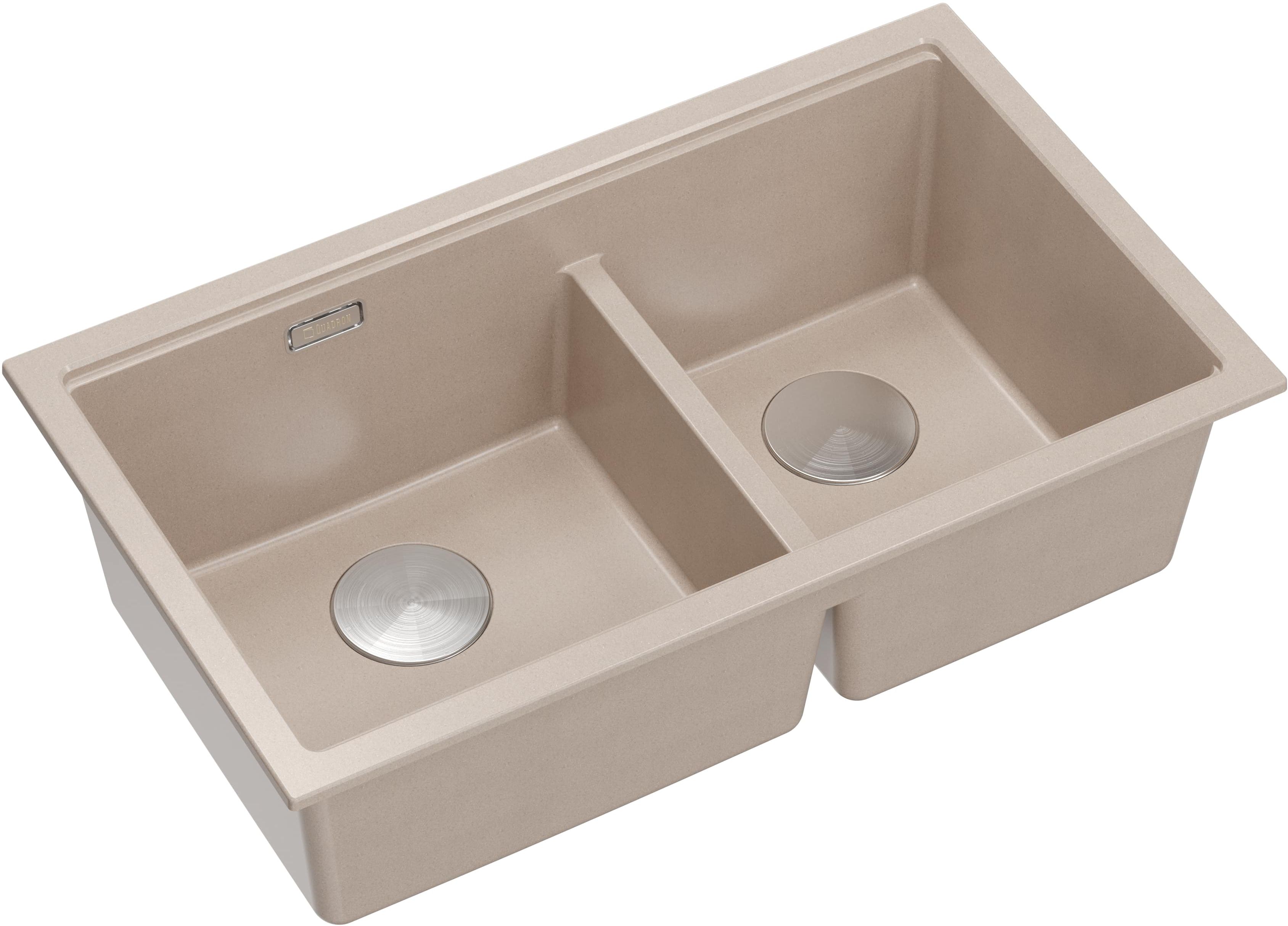 Quadron Logan dřez graniteq 76x45 cm béžová HQL7645U2_BS_U