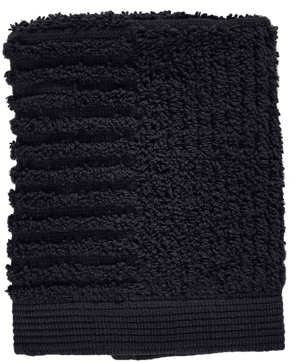 Zone Denmark Classic ručník 30x30 cm bavlna černá 330492