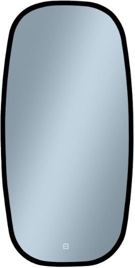 Venti Breza Loft Ambiente zrcadlo 45x90 cm obdélníkový s osvětlením černá 5907722357236