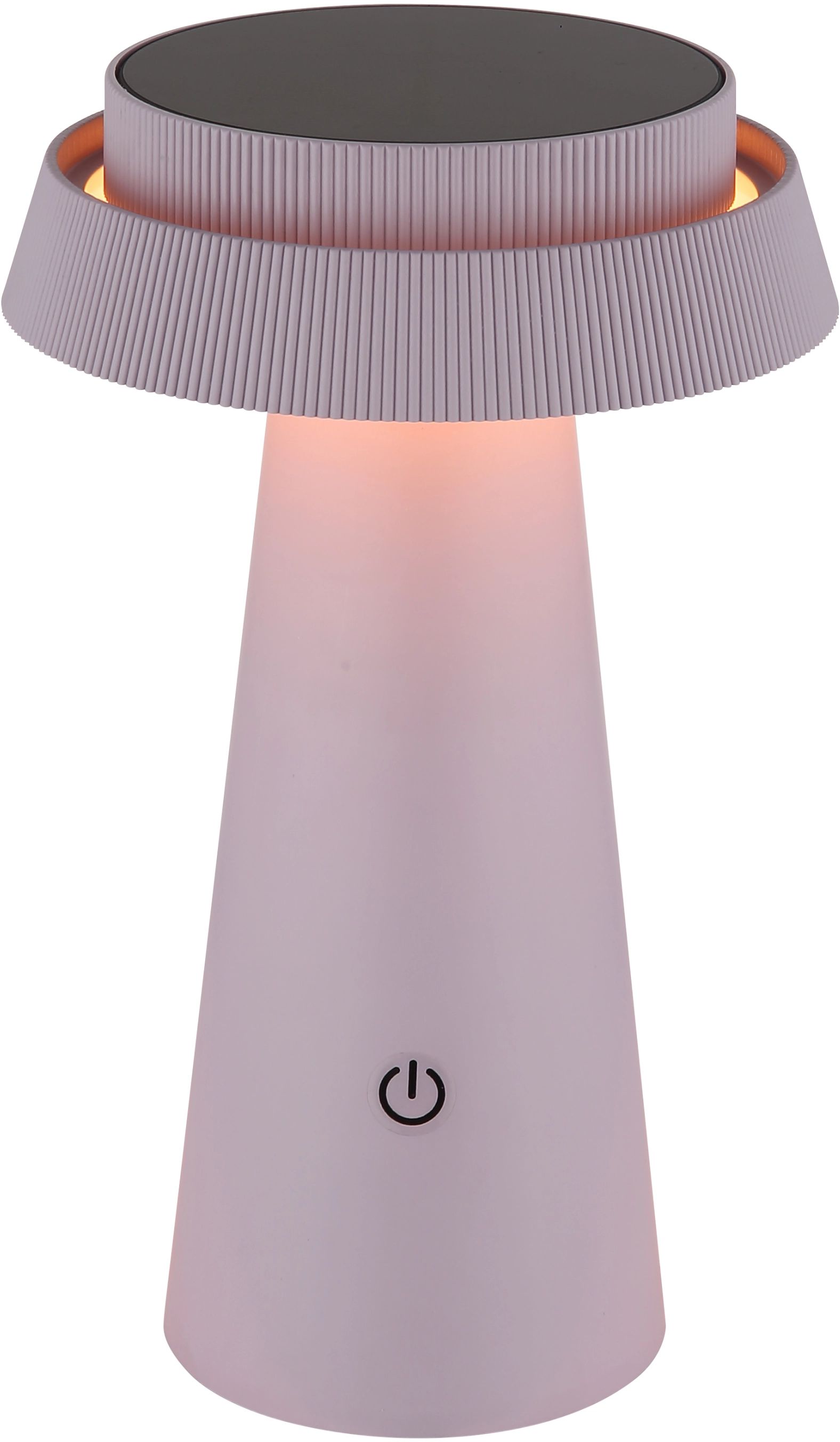 Globo Lighting Solar stojací lampa 1x4 W černá-růžová 36624P