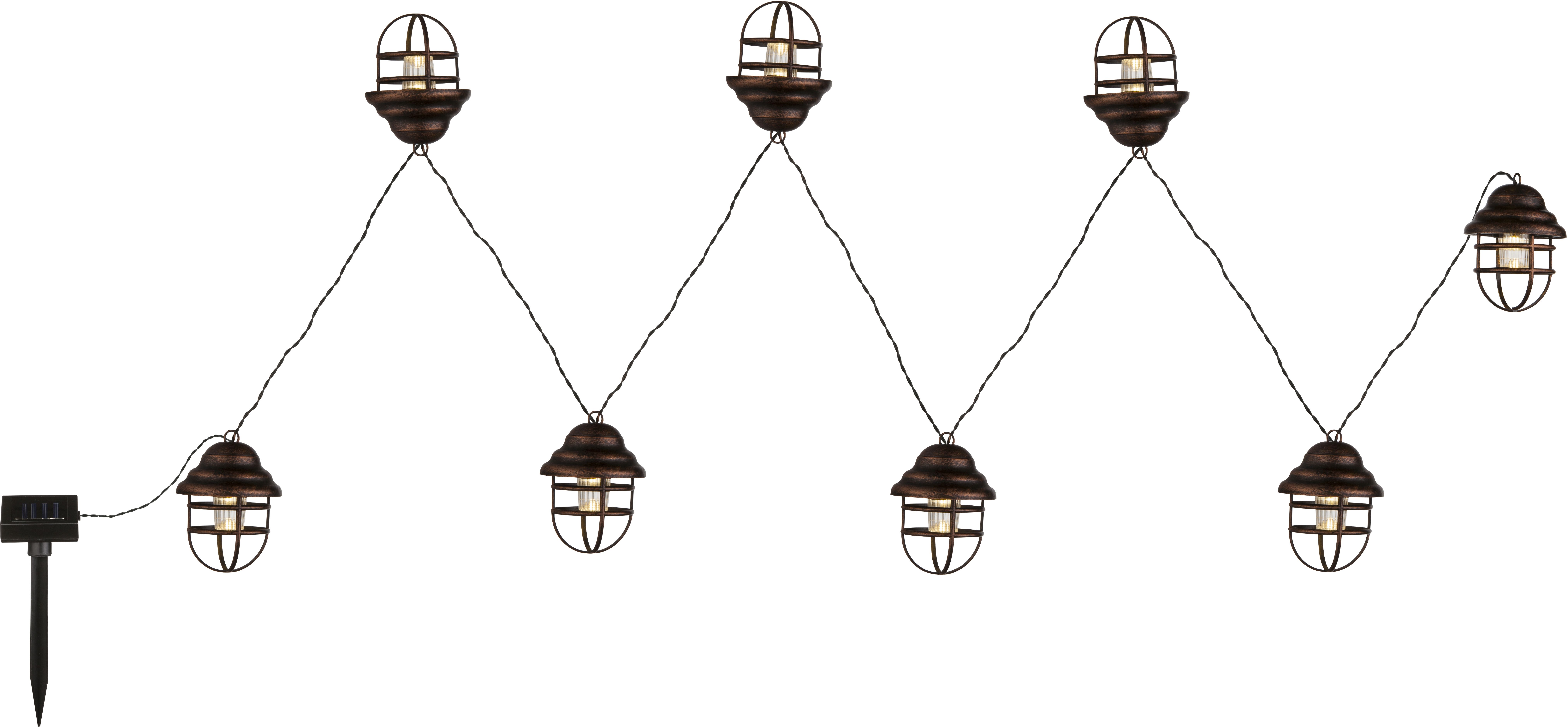 Globo Lighting Solar venkovní dekorační řetěz 1x0.06 W černá 33059-8