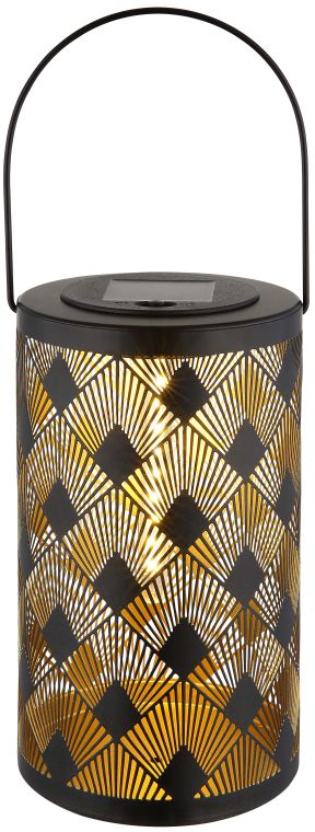 Globo Lighting Solar stojací lampa 1x0.5 W černá-zlatá 36658