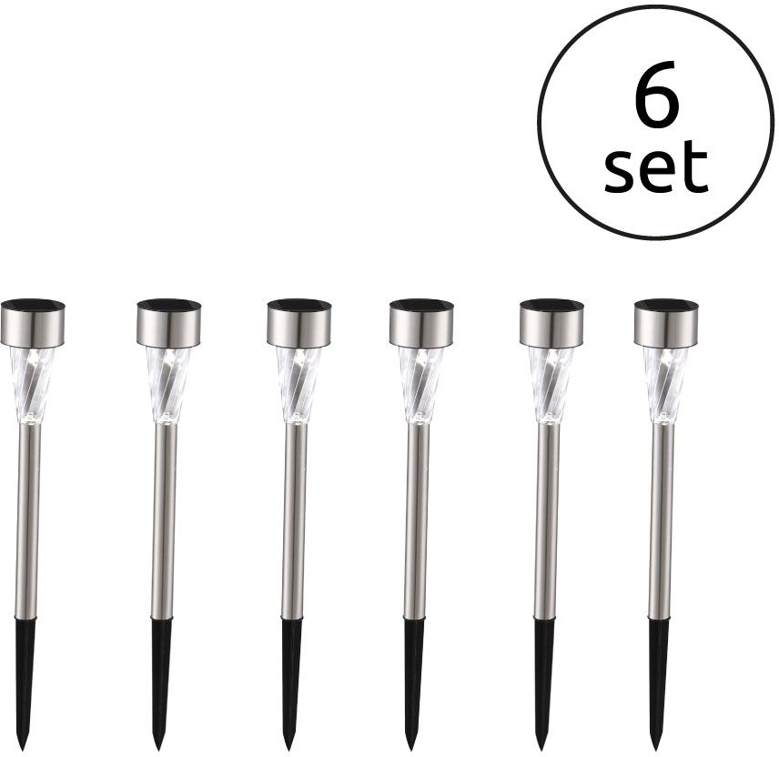 Globo Lighting Solar stojací lampa 1x0.06 W ocel 3386-6