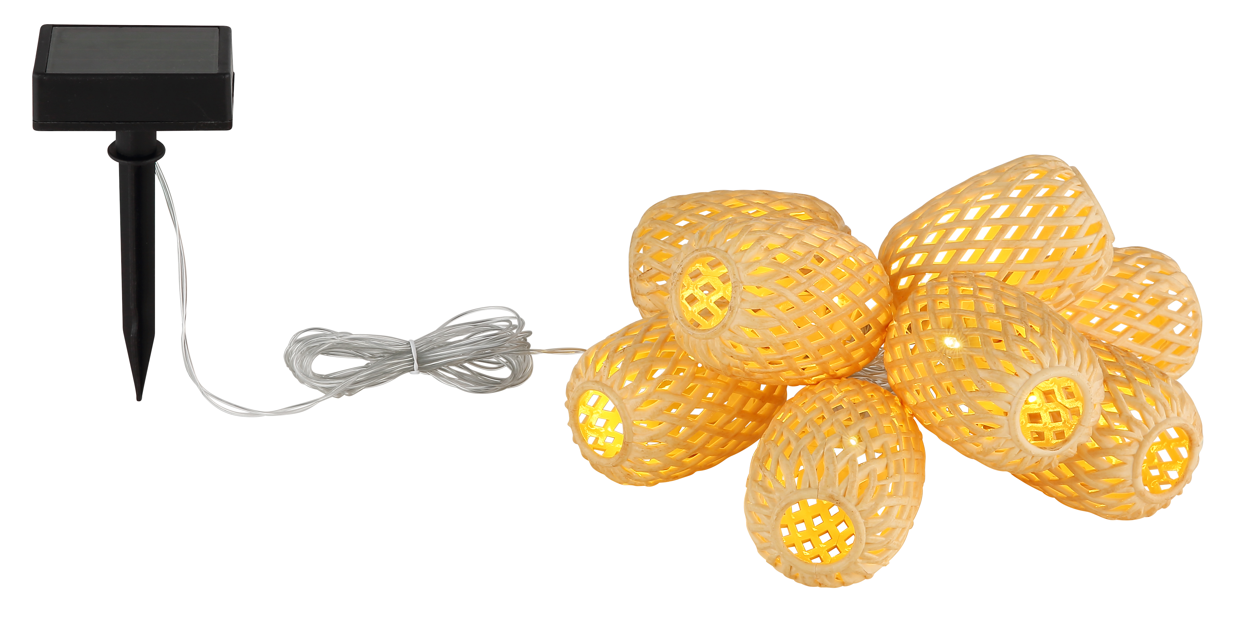 Globo Lighting Solar venkovní dekorační řetěz 1x0.06 W černá 36129-8