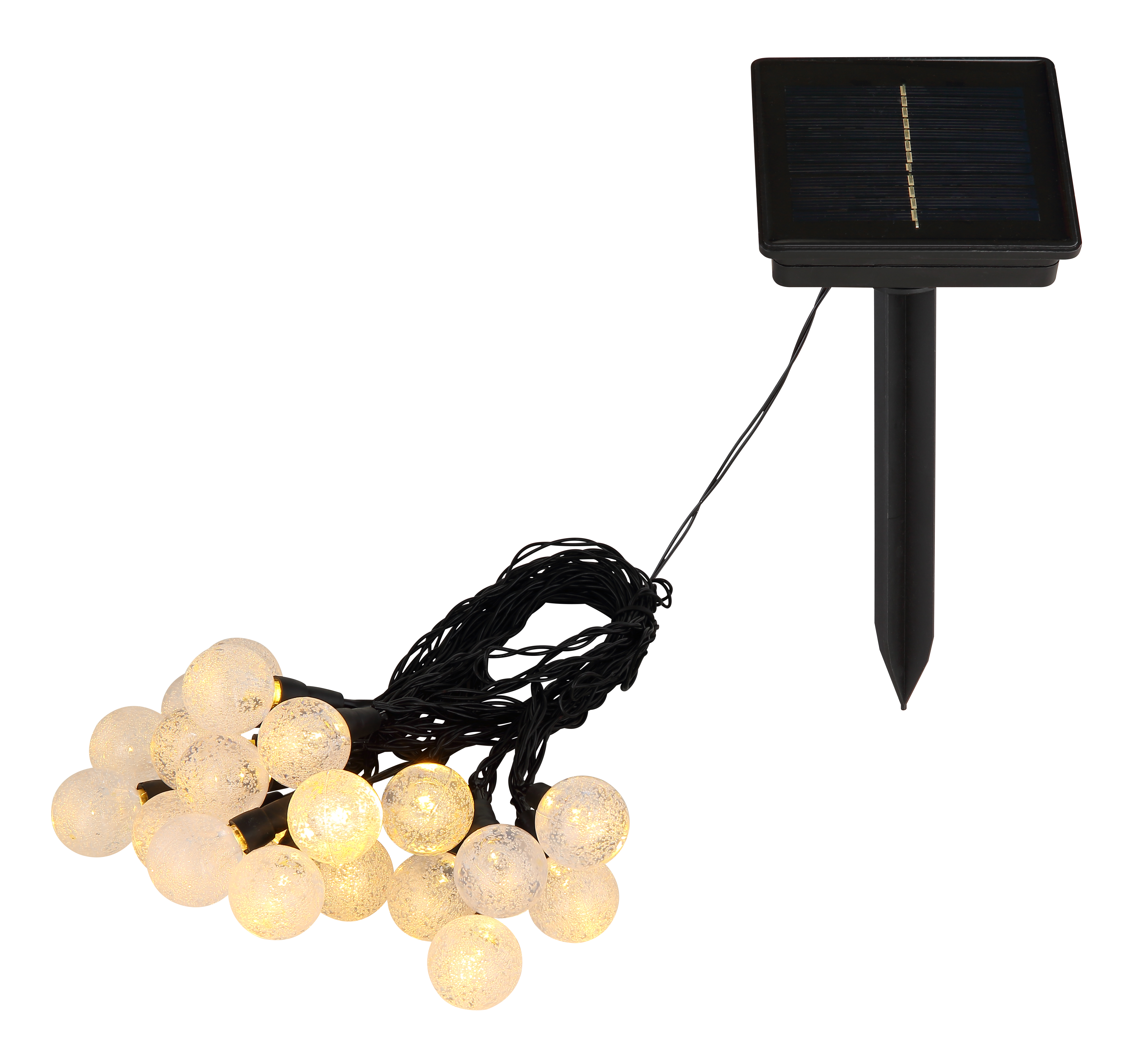 Globo Lighting Solar venkovní dekorační řetěz 1x0.06 W černá 36352-20