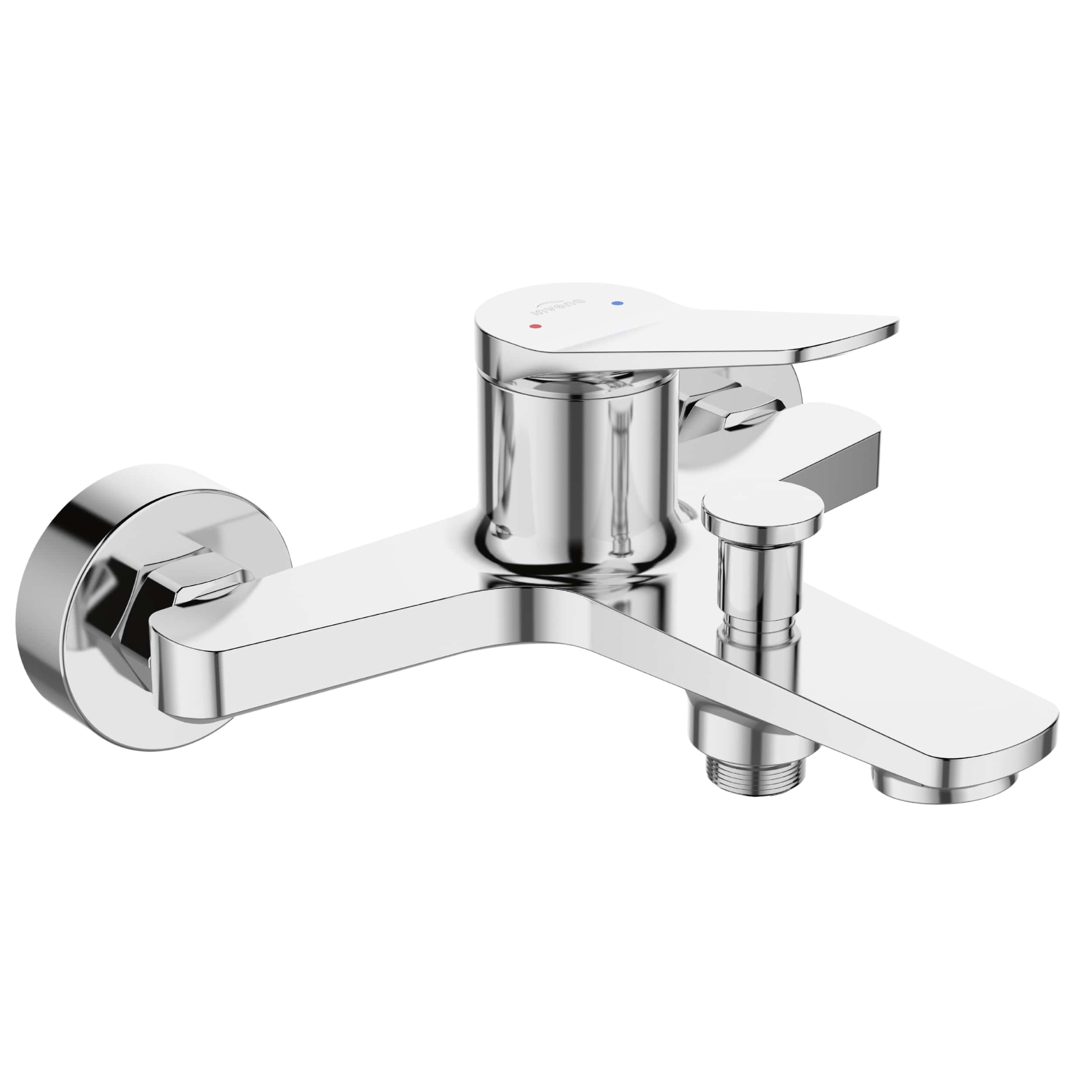 Invena Alonia vanová baterie na stěnu chrom BW-70-001
