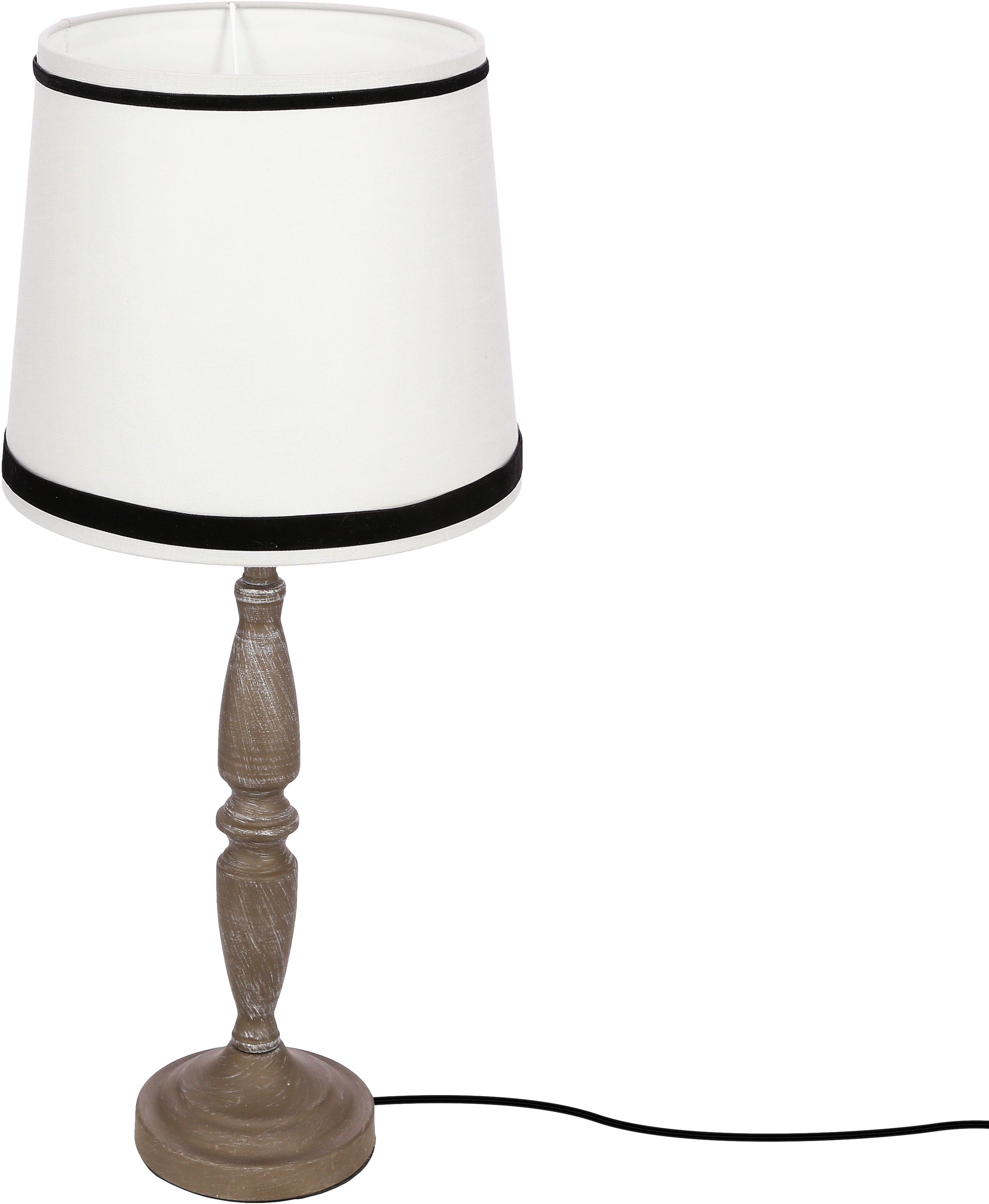Candellux Cardinale stolní lampa 1x40 W šedá 41-40107