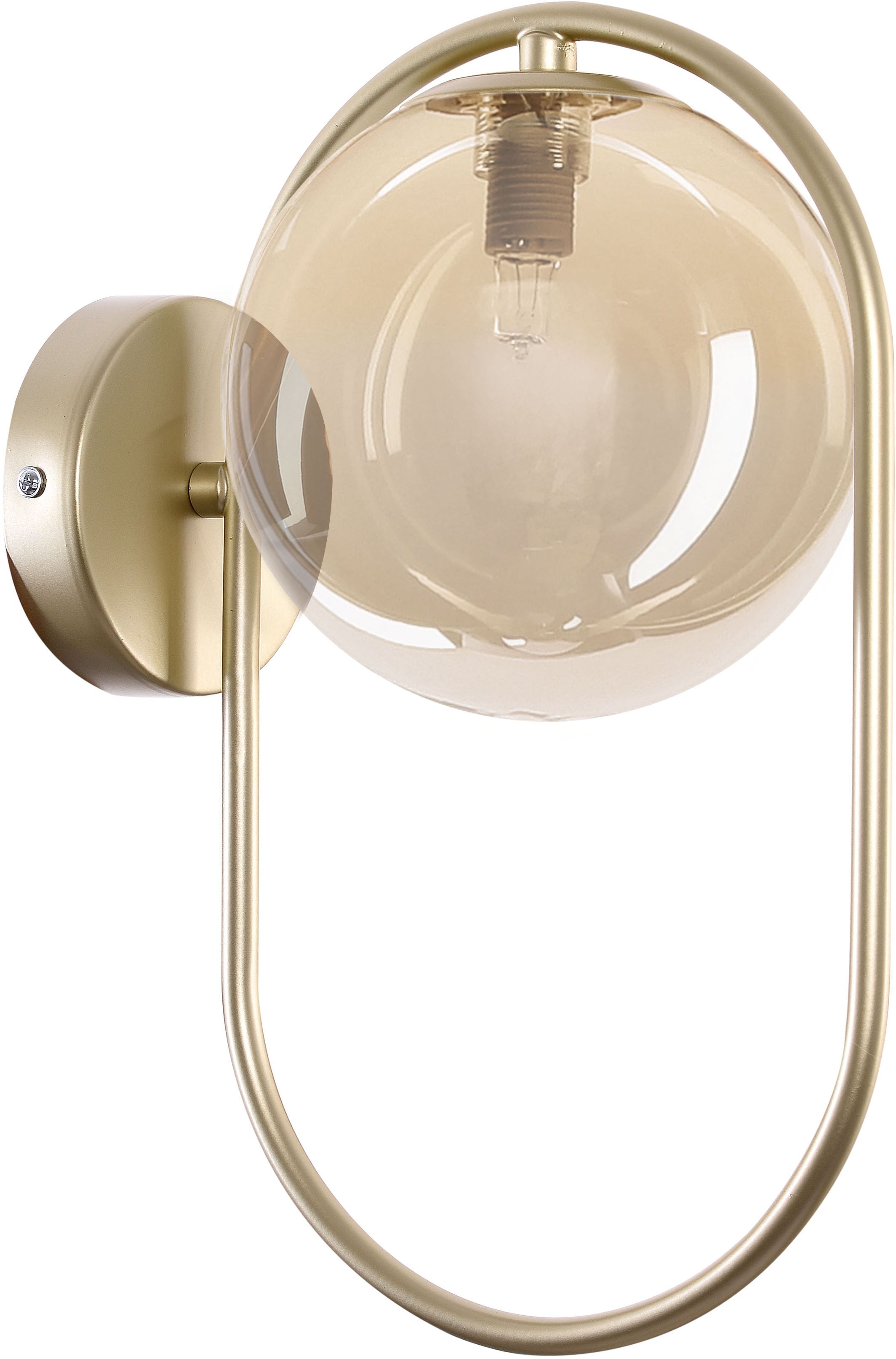 Candellux Cordel nástěnné svítidlo 1x28 W zlatá 21-44075