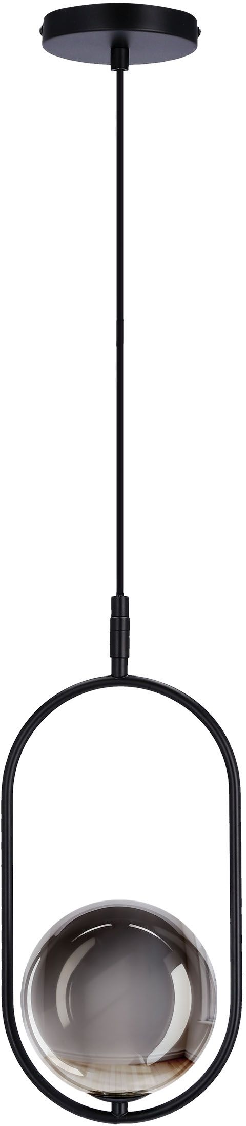 Candellux Cordel závěsné svítidlo 1x28 W grafitová 31-44068