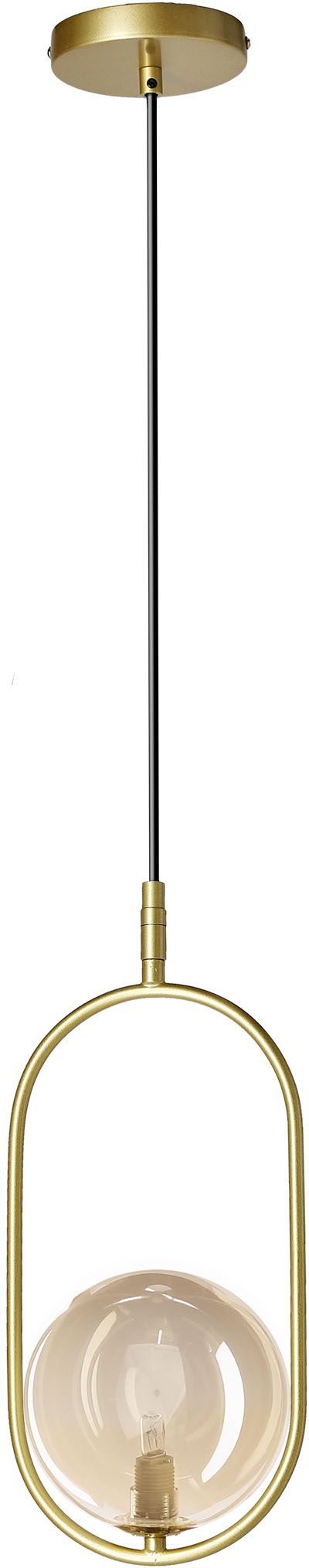 Candellux Cordel závěsné svítidlo 1x28 W mosaz 31-44099