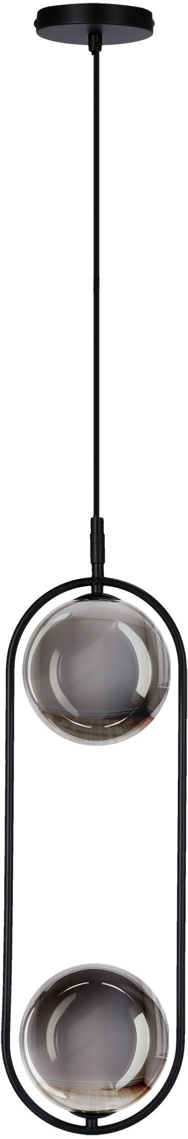 Candellux Cordel závěsné svítidlo 2x28 W grafitová 32-44051
