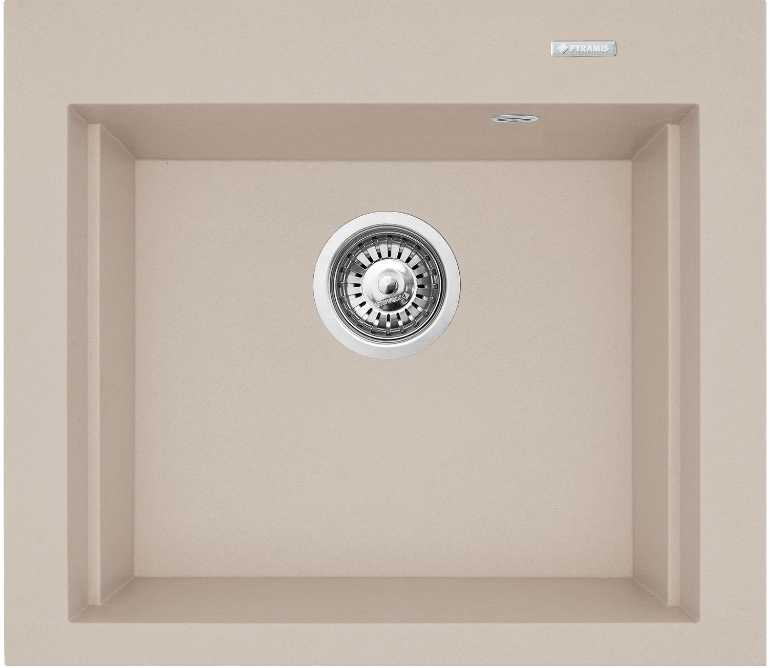 Pyramis Siros granitový dřez 57x51.5 cm béžová 070084801