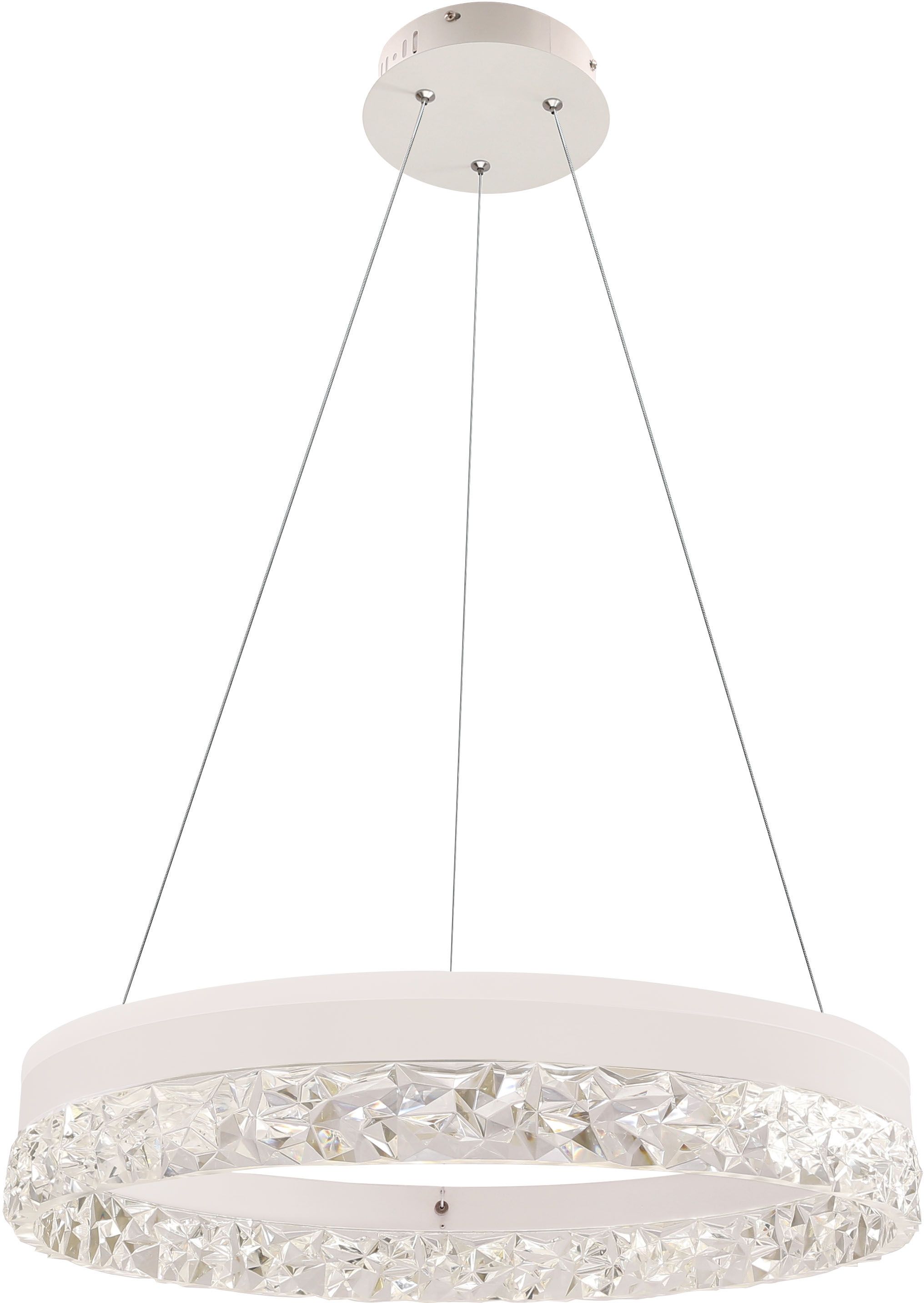 Candellux Frozi závěsné svítidlo 1x32 W bílá 31-35547