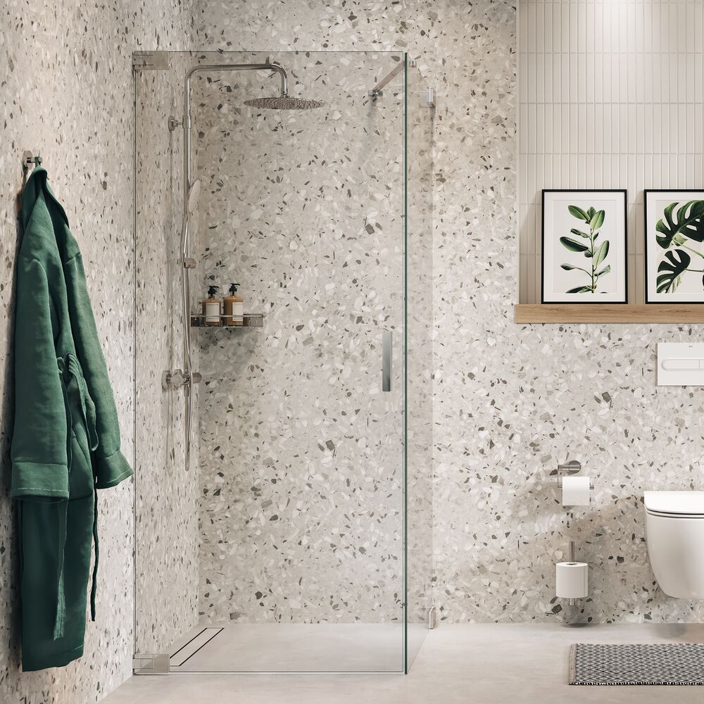 Sealskin Pure sprchové dveře 100 cm sklopné chrom lesk/průhledné sklo PU161006265100