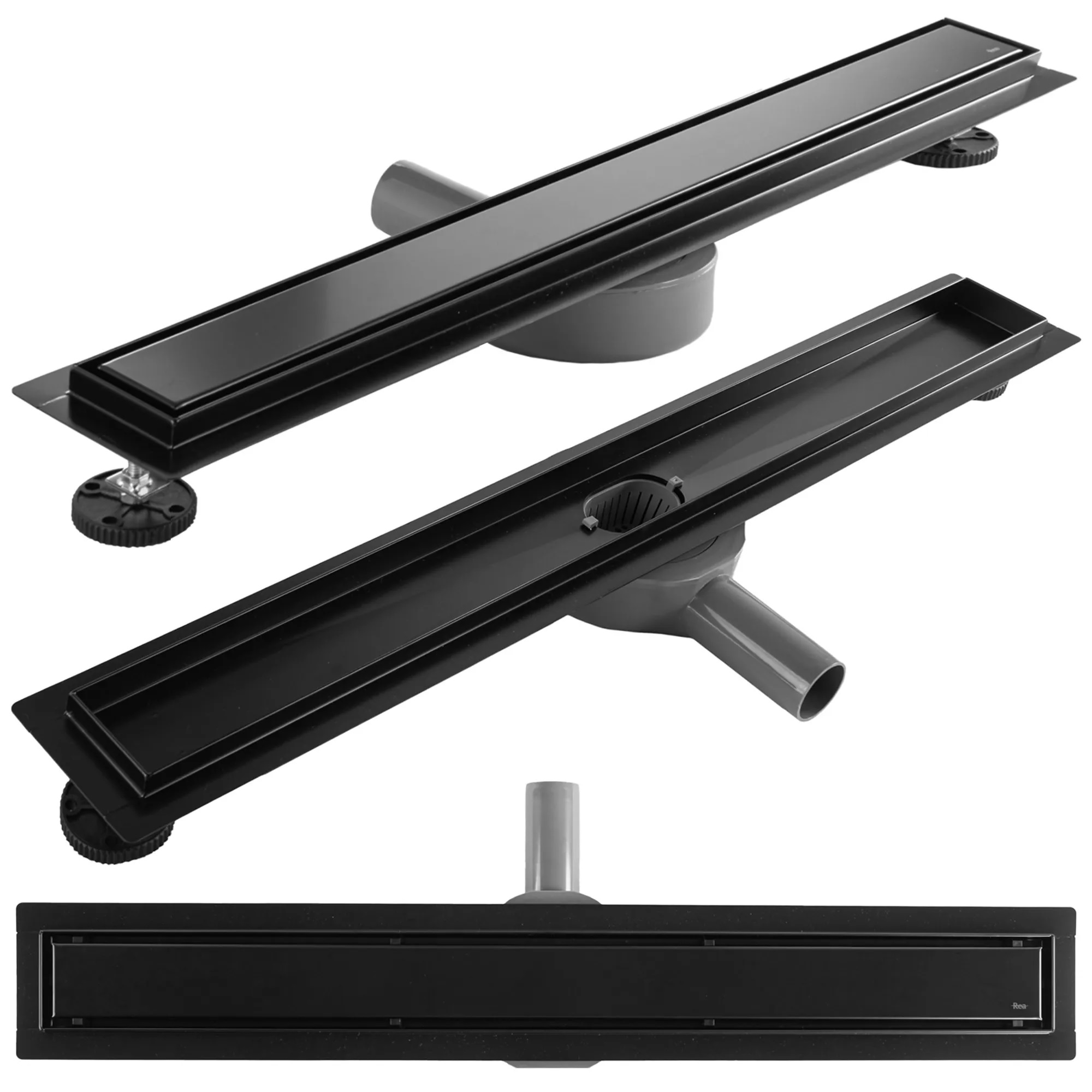 Rea Neox Pro odtokový žlábek 70 cm černá REA-G7802
