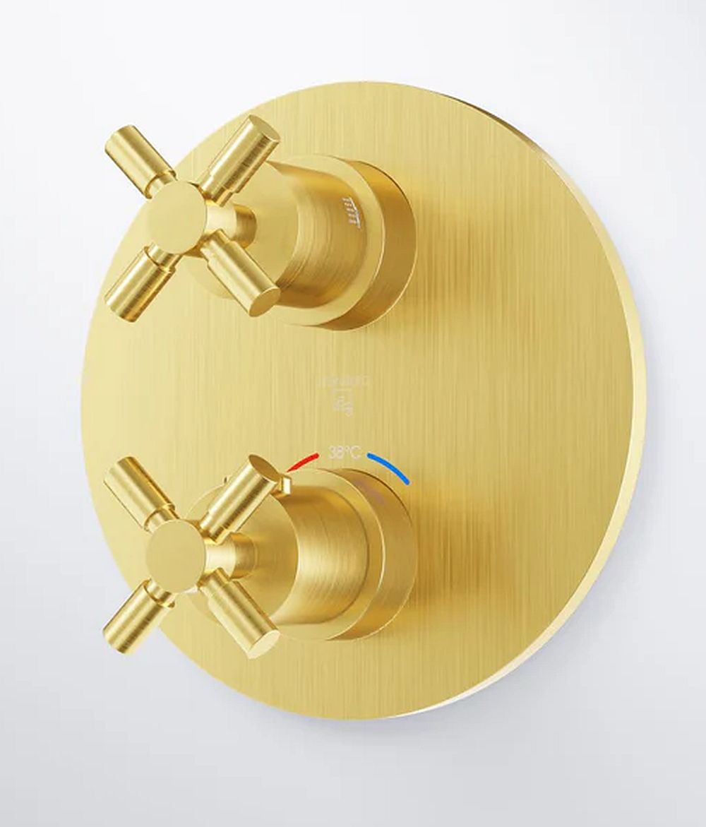 Steinberg 250 vanová baterie pod omítku s termostatem zlatá 25041333BG