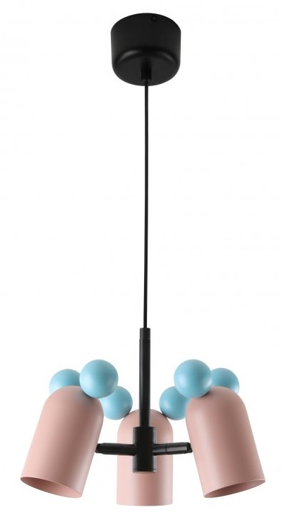 GTV Mouse závěsné svítidlo 3x25 W růžová OS-MOUS-20-DEC