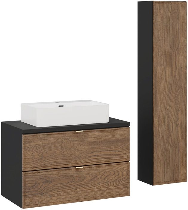 Sada skříňka Comad Talia Casella TALIA CASELLA 82-80-46-2S, skříňka Comad Talia Casella TALIA CASELLA 80-30-1D, TRUST 2 WHITE ( E-6282 ), BLACK 89-80-46 L