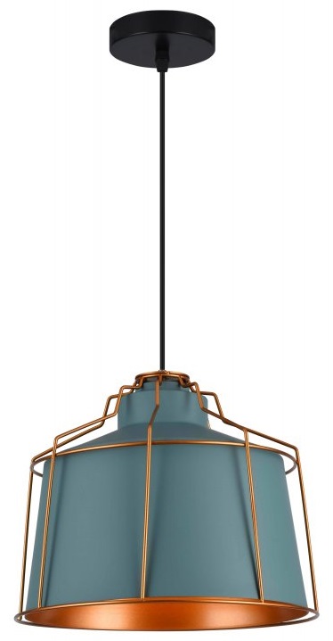 GTV Goa závěsné svítidlo 1x40 W modrá OS-GOA-25-DEC