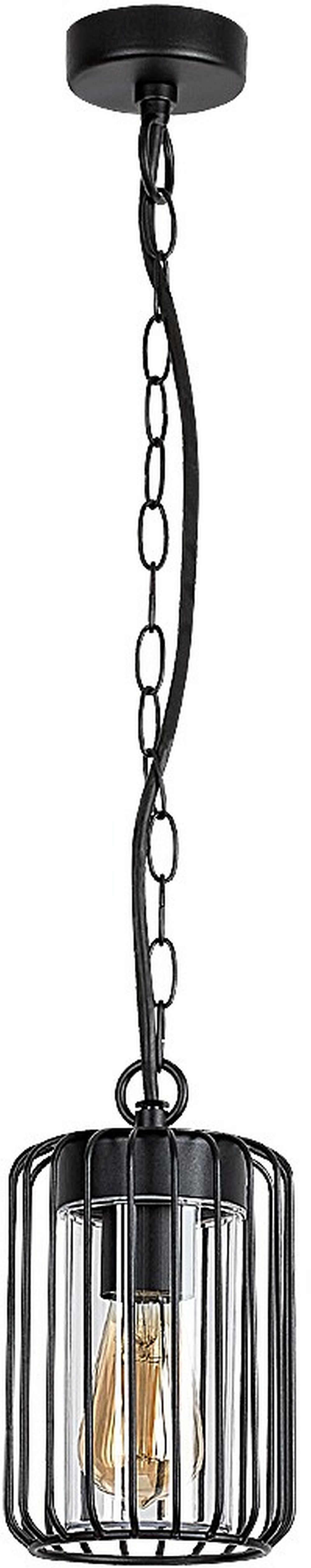 Rabalux Tarpa venkovní závěsná lampa 1x40 W černá 77107