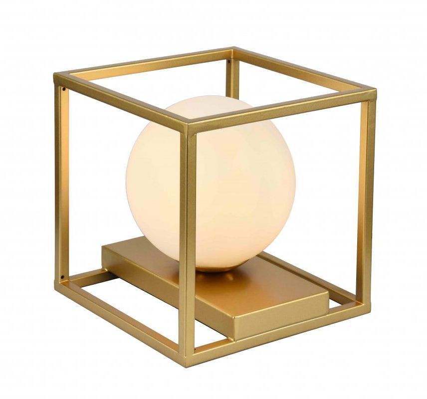 GTV Avelin stolní lampa 1x40 W zlatá OS-AVEL-40-DEC