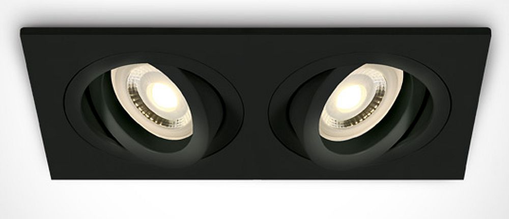 One Light Glafira zapuštěná světla 2x10 W černá 51205ABG/B